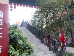 商貿城樓梯欄桿案例